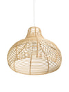 Palau Continuous Weave Wicker Dome Lamp, Natural, Large