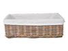 Kobo Rattan Shelf & Underbed Basket, Gray-Brown