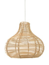 Palau Continuous Weave Horizon Wicker Lamp, Natural, Small