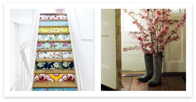 APRIL SHOWERS BRING FLORAL INDOORS