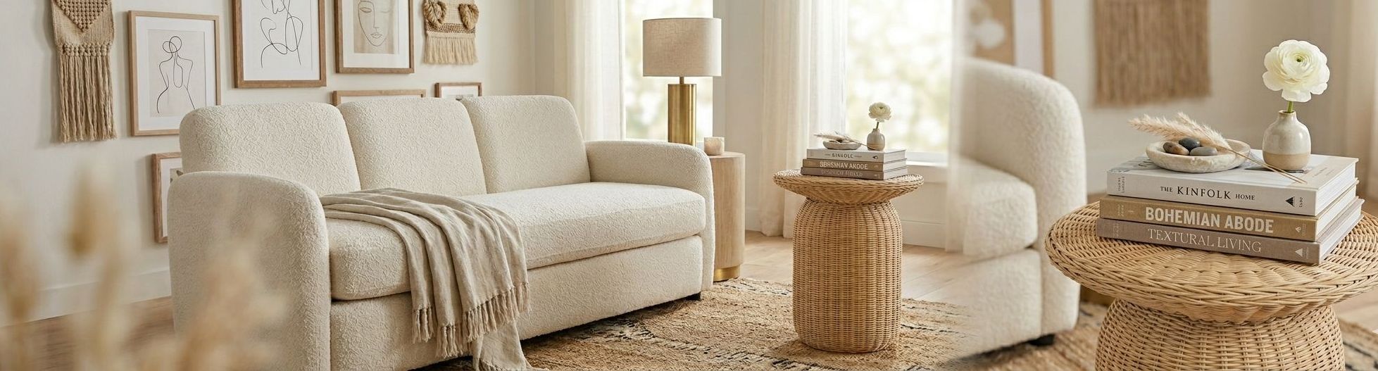 Rattan End & Side Tables