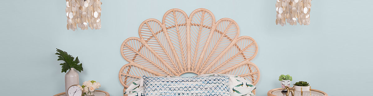 Rattan Headboards | King, Queen, Twin, Full | Kouboo