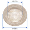 La Jolla Round Rattan Charger Plate, Set of 2