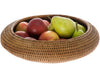 La Jolla Rattan Fruit Bowl, Honey Brown