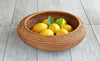 La Jolla Rattan Fruit Bowl, Honey Brown