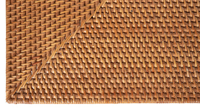 Loma Rectangular Rattan Placemat, Set of 2 Pieces