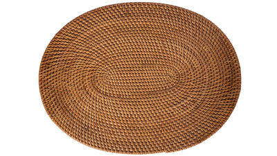 Loma Oval Rattan Placemat, Set of 2 Pieces