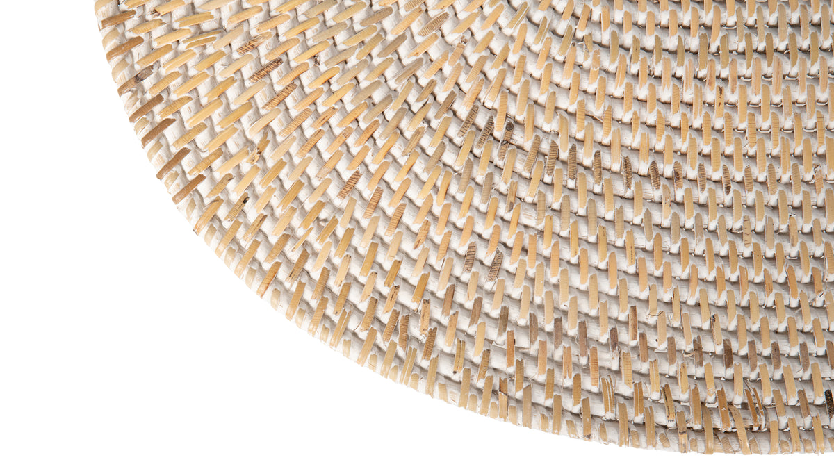 Oval Rattan Mat Loma Oval Rattan Placemats, Set of 2 | Kouboo