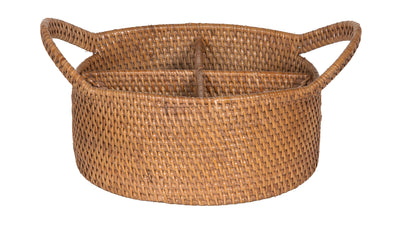 Loma Oval Rattan Utensil Caddy