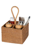 Loma Rattan Bottle Caddy