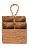 Loma Rattan Bottle Caddy