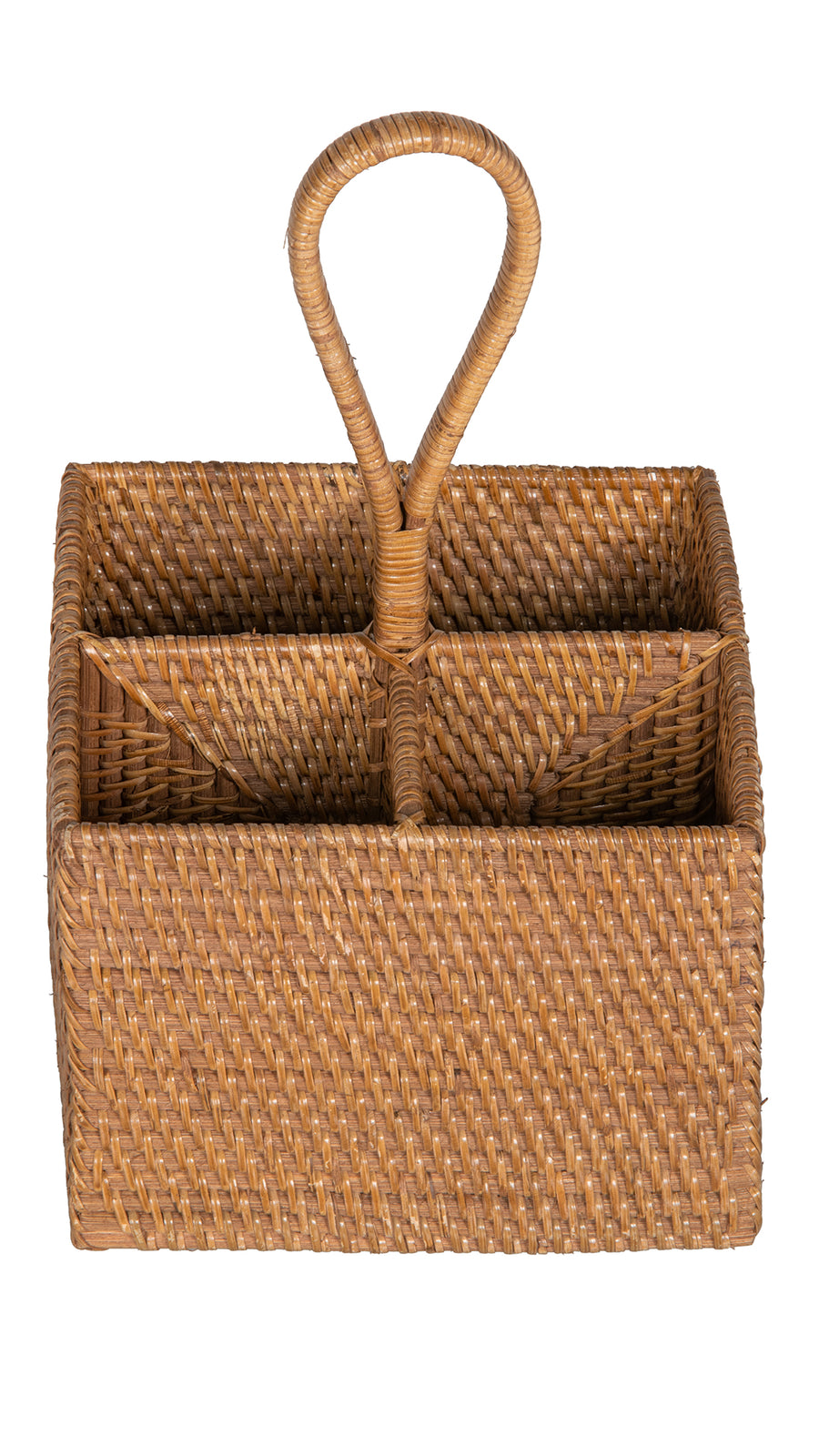 Loma Rattan Bottle Caddy