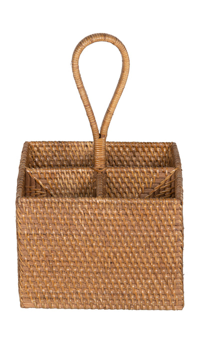 Loma Rattan Bottle Caddy