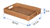 Loma Rectangular Rattan Serving Tray