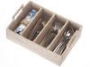 La Jolla Rattan Flatware Tray