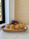 Large La Jolla Rattan Bread Basket