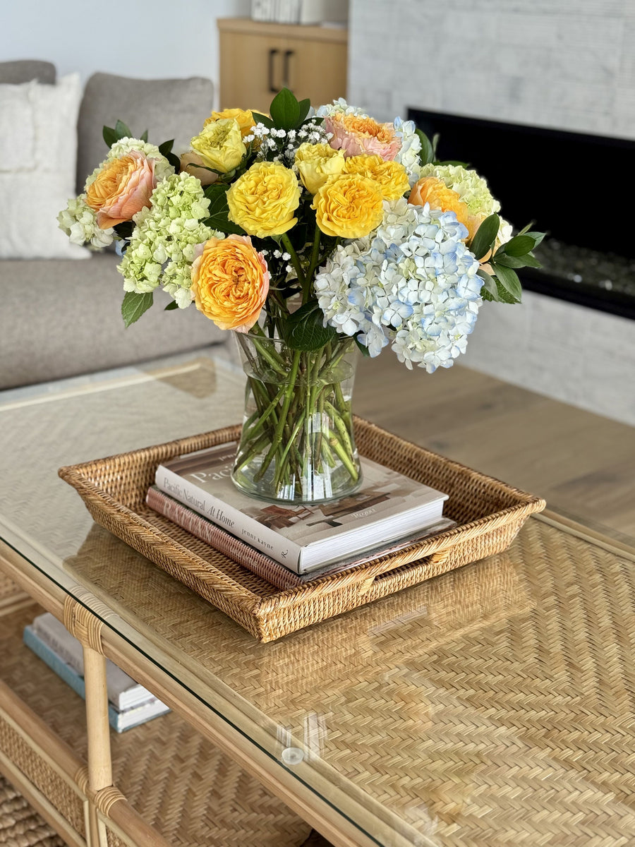 La Jolla Rattan Square Serving Tray