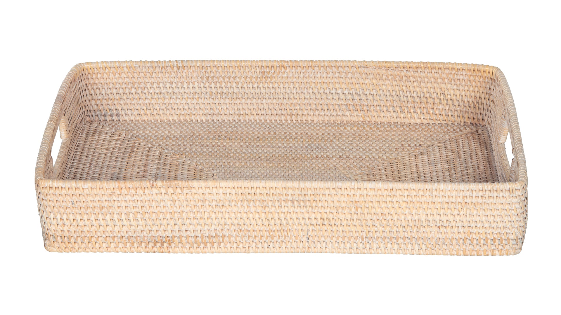 Loma Rectangular Rattan Serving Tray