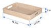 Loma Rectangular Rattan Serving Tray