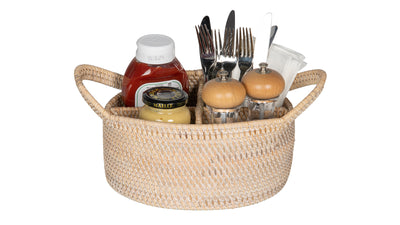 Loma Oval Rattan Utensil Caddy