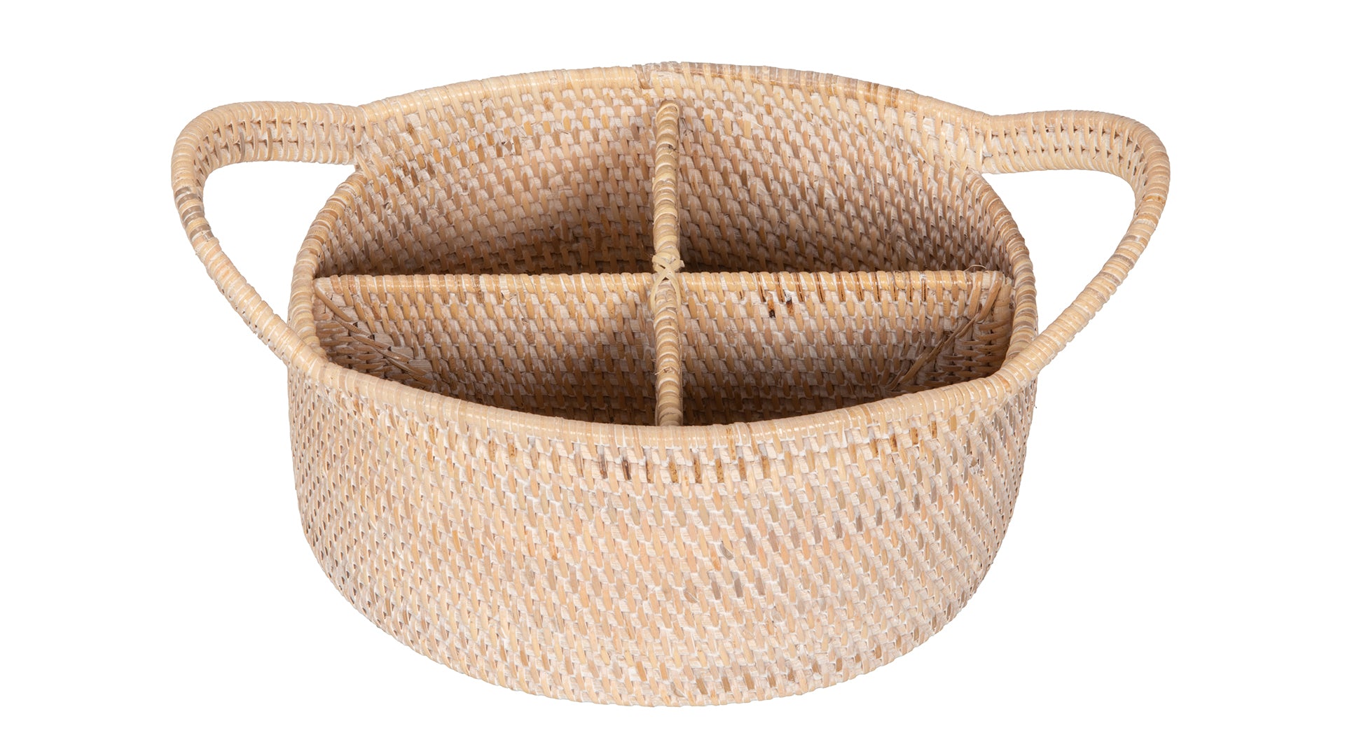 Loma Oval Rattan Utensil Caddy