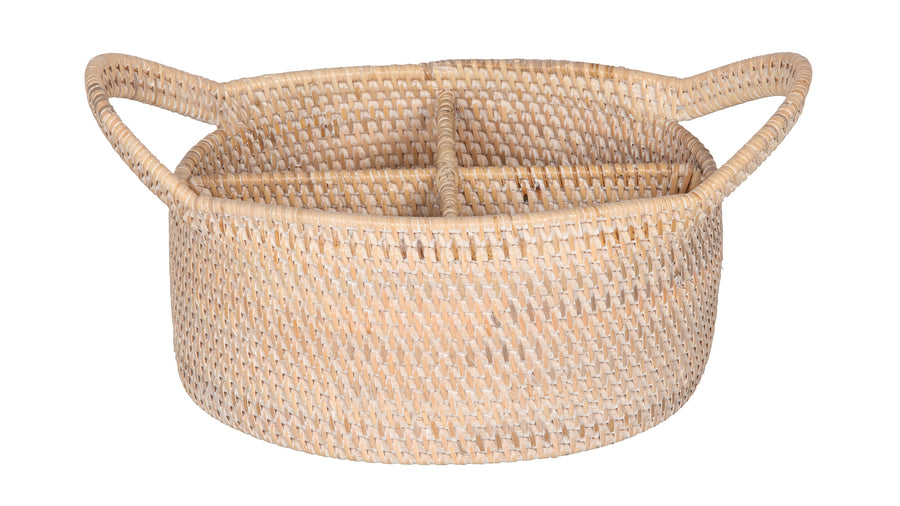 Loma Oval Rattan Utensil Caddy