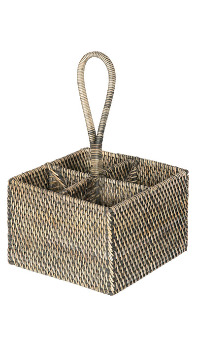 Loma Rattan Bottle Caddy