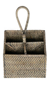 Loma Rattan Bottle Caddy