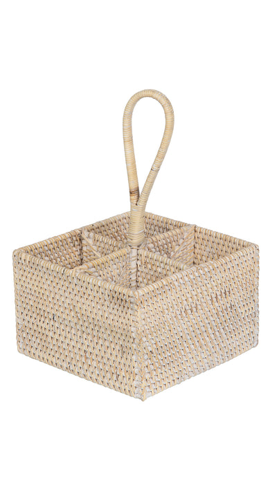 Loma Rattan Bottle Caddy