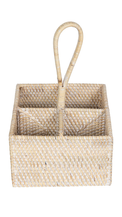 Loma Rattan Bottle Caddy