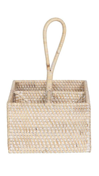 Loma Rattan Bottle Caddy