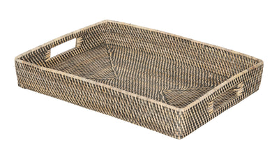 Loma Rectangular Rattan Serving Tray