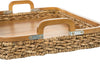 Rectangular Anson Serving Tray in Sea Grass with Solid Wood Bottom