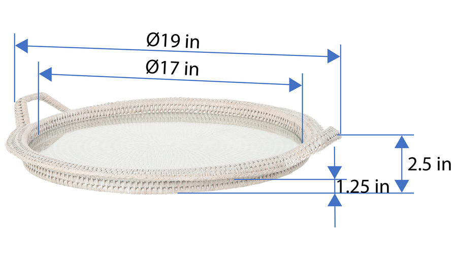 La Jolla Round Serving and Cheese Tray