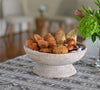 Kouboo Large La Jolla Pedestal Honey Brown Rattan Fruit Bowl 