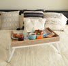 La Jolla Rattan Breakfast Tray with Folding Legs