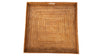 La Jolla Square Rattan Jumbo Sized Centerpiece and Ottoman Tray