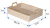 Loma Rectangular Rattan High Wall Serving Tray