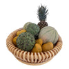 Rattan Loop Fruit and Vegetable Bowl & Decorative Centerpiece