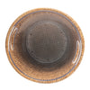 La Jolla Acrylic Champagne Bucket in Rattan Basket with with Stand, Honey-Brown