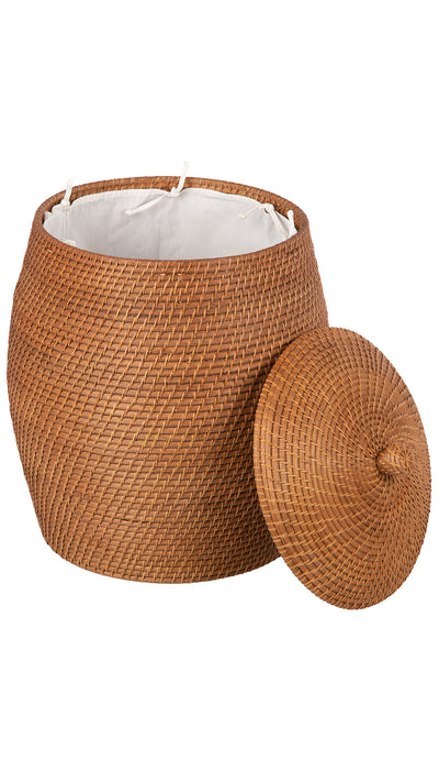 Laguna Rattan Beehive Hamper with Liner