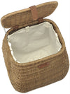 Wicker Hamper with Liner, 2 Load Capacity