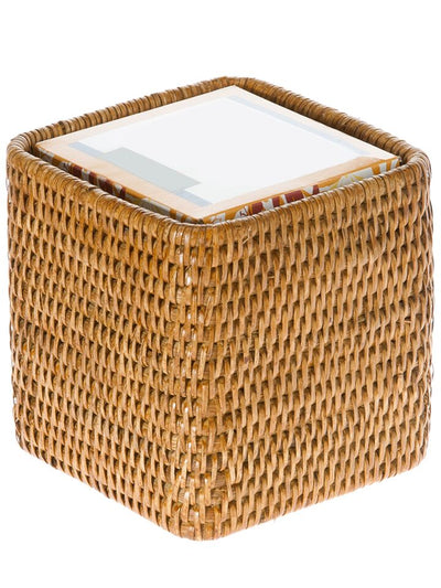 La Jolla Rattan Square Tissue Box Cover