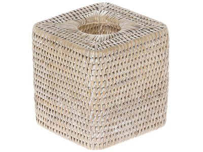 La Jolla Rattan Square Tissue Box Cover