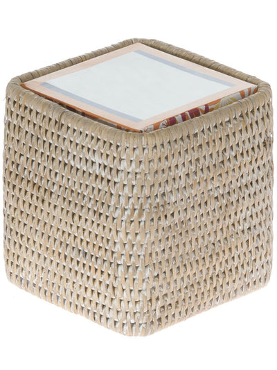 La Jolla Rattan Square Tissue Box Cover