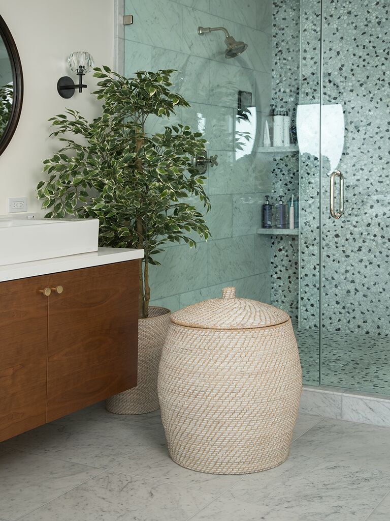 Laguna Rattan Beehive Hamper with Liner