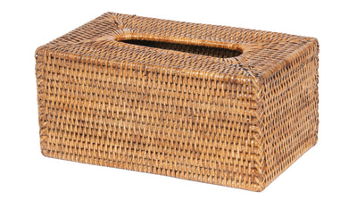 La Jolla Rattan Rectangular Tissue Box Cover