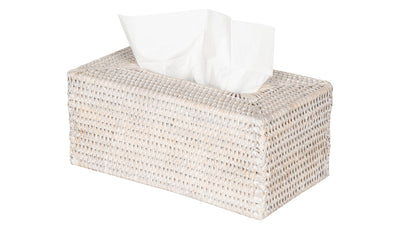 La Jolla Rattan Rectangular Tissue Box Cover