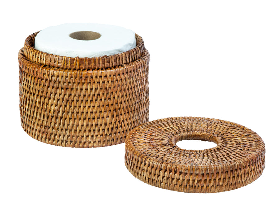 La Jolla Toilet Paper Roll Cover, Honey Brown