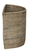 Loma Half-Moon Rattan Waste Basket